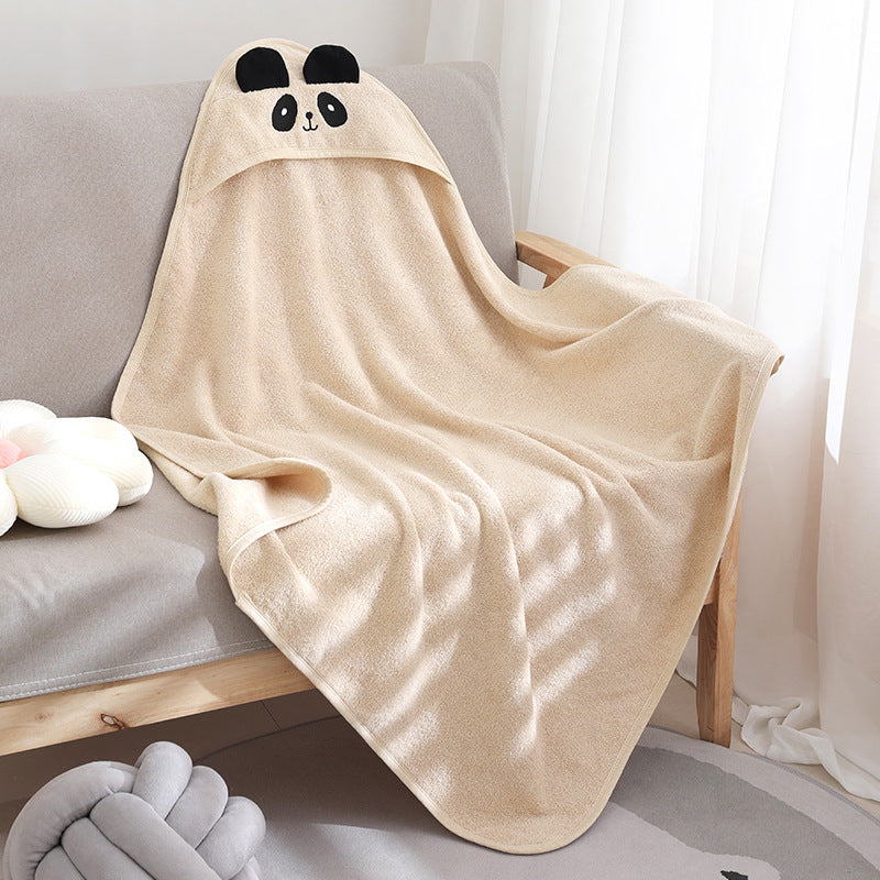 Le peignoir cape de bain Panda